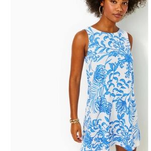 Lilly Pulitzer Eliza Cotton Dress resort white glisten in the sun